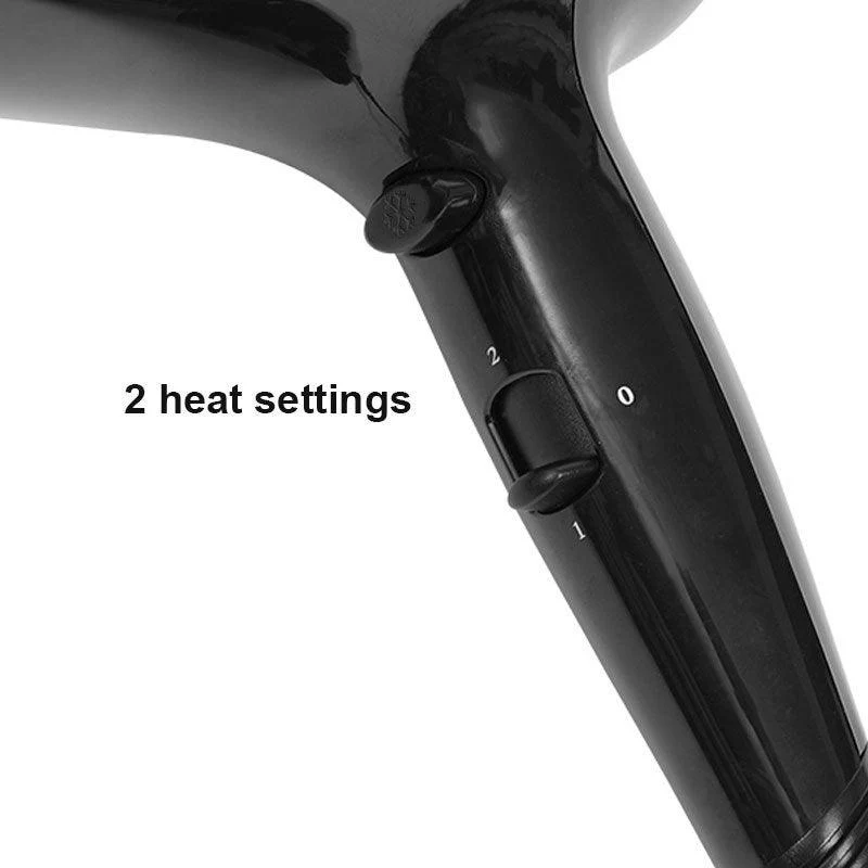 Nero Express Hair Dryer Compact Small Light Weight Gloss Black - Image 5