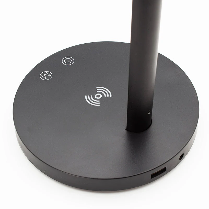 Nero Foldable LED Lamp Table Light Aluminium Wireless Phone Charging Pad (Black) - Image 8