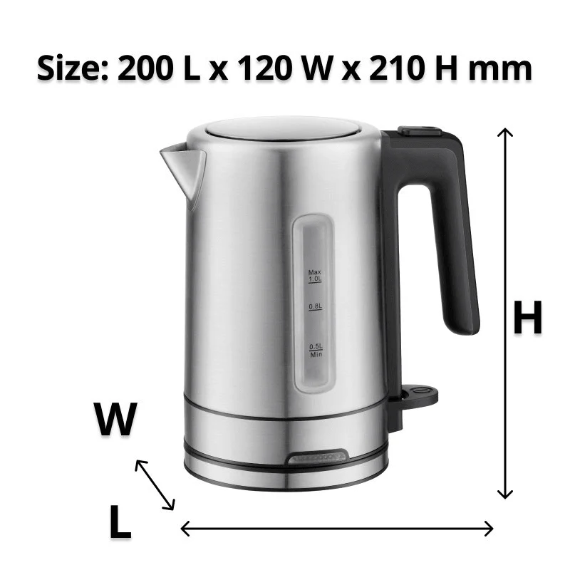 Nero Select Brushed Stainless Steel Kettle 1L - Image 8