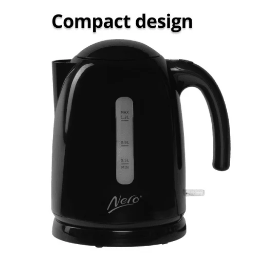 Nero Studio Kettle Premium 1.2L 2200W Water Window (Gloss Black) - Image 3