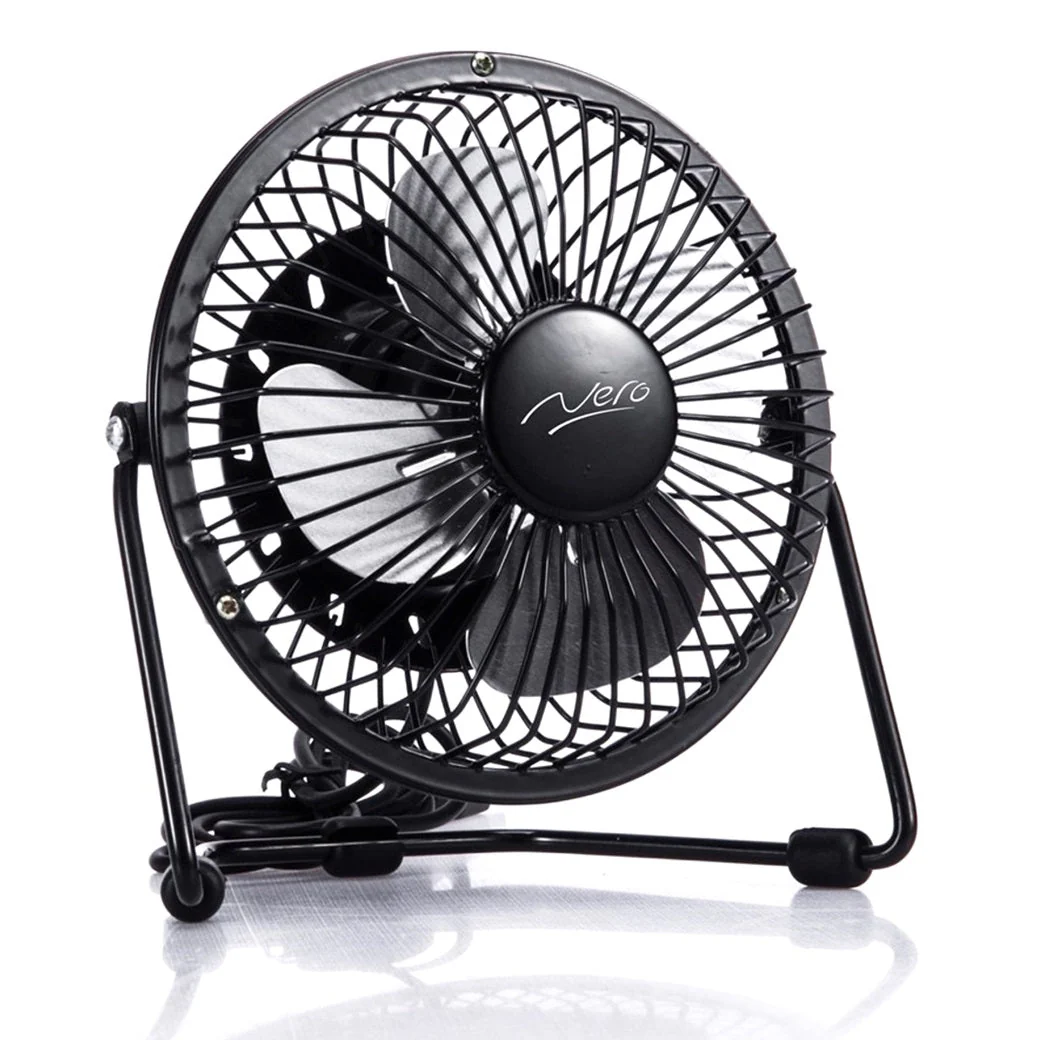 Nero USB Desk Fan Table Office Home Compact - Image 2