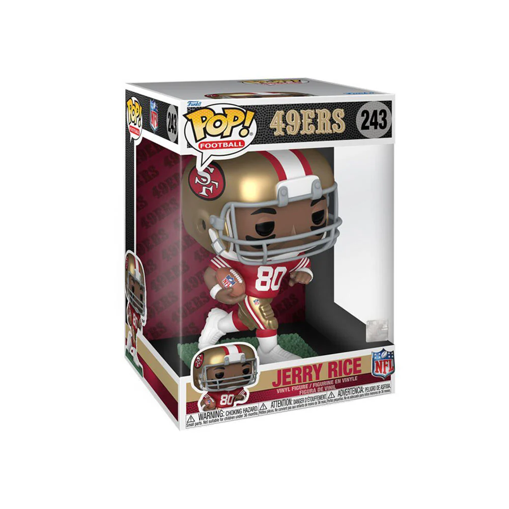 NFL Legends 49ers Jerry Rice 10" Pop! Vinyl Kids Action Figure Toy - Image 2