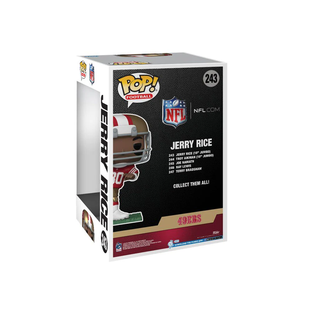 NFL Legends 49ers Jerry Rice 10" Pop! Vinyl Kids Action Figure Toy - Image 3
