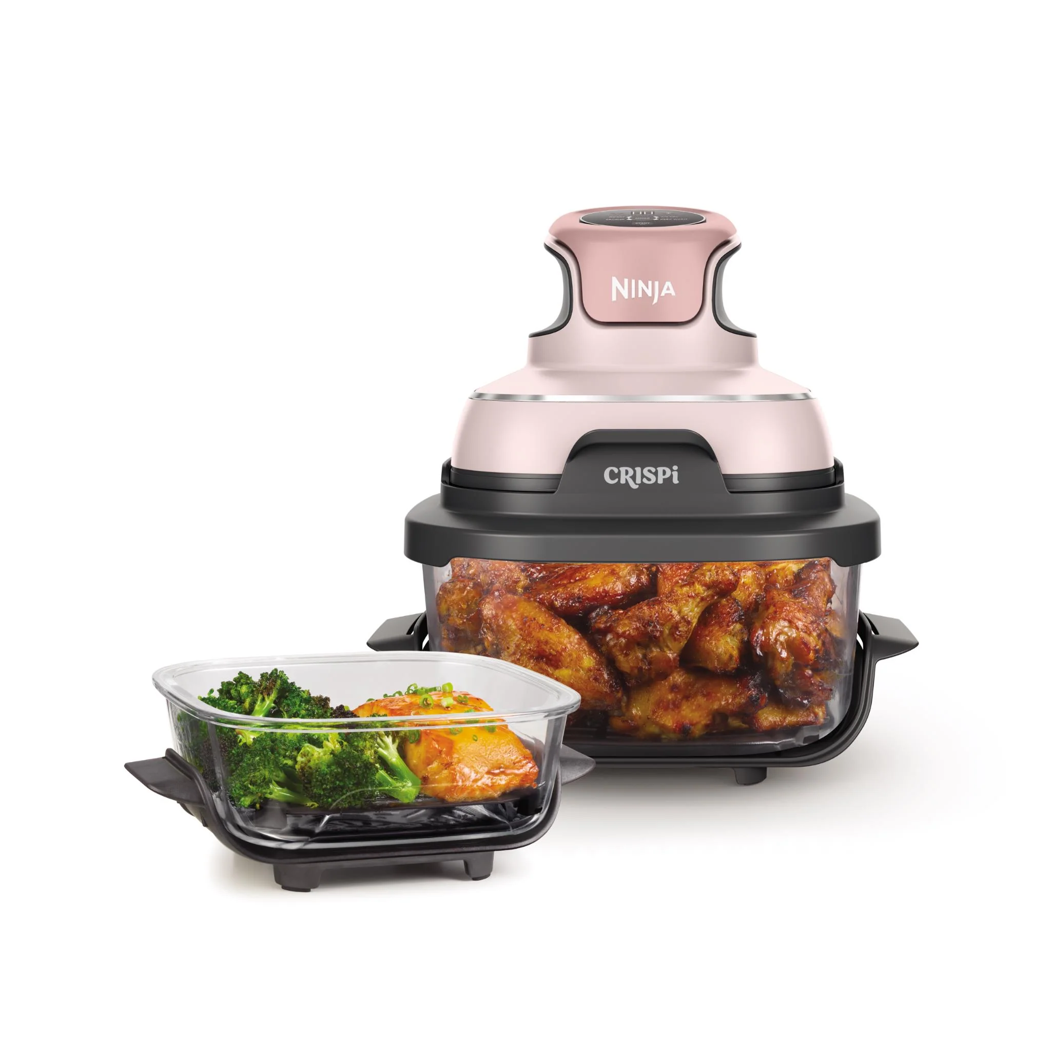 Ninja Crispi 4-in-1 Portable Glass Air Fryer (Pink) - Image 6