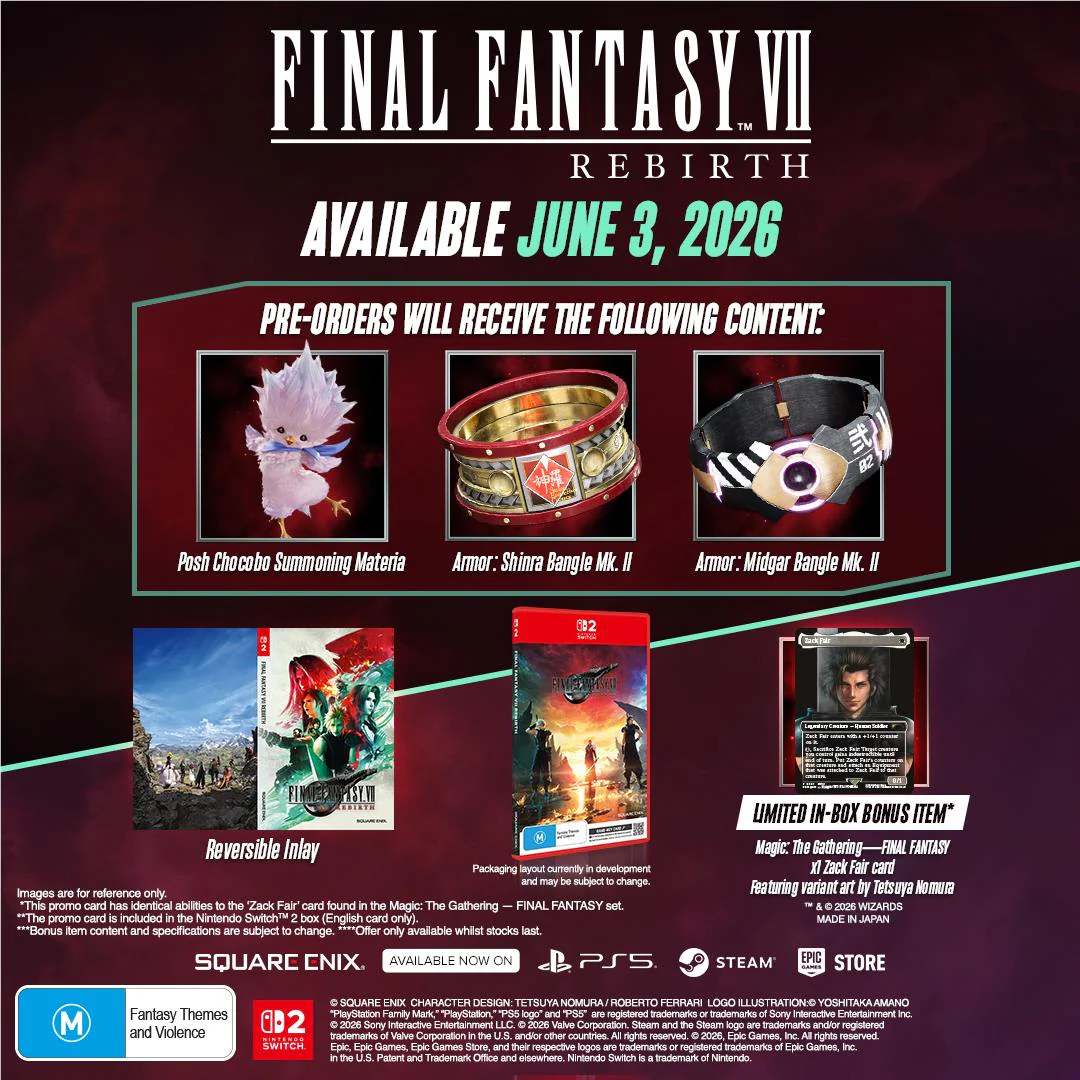 FINAL FANTASY VII REBIRTH (Includes Magic: The Gathering - FINAL FANTASY Promo Card) - Image 2