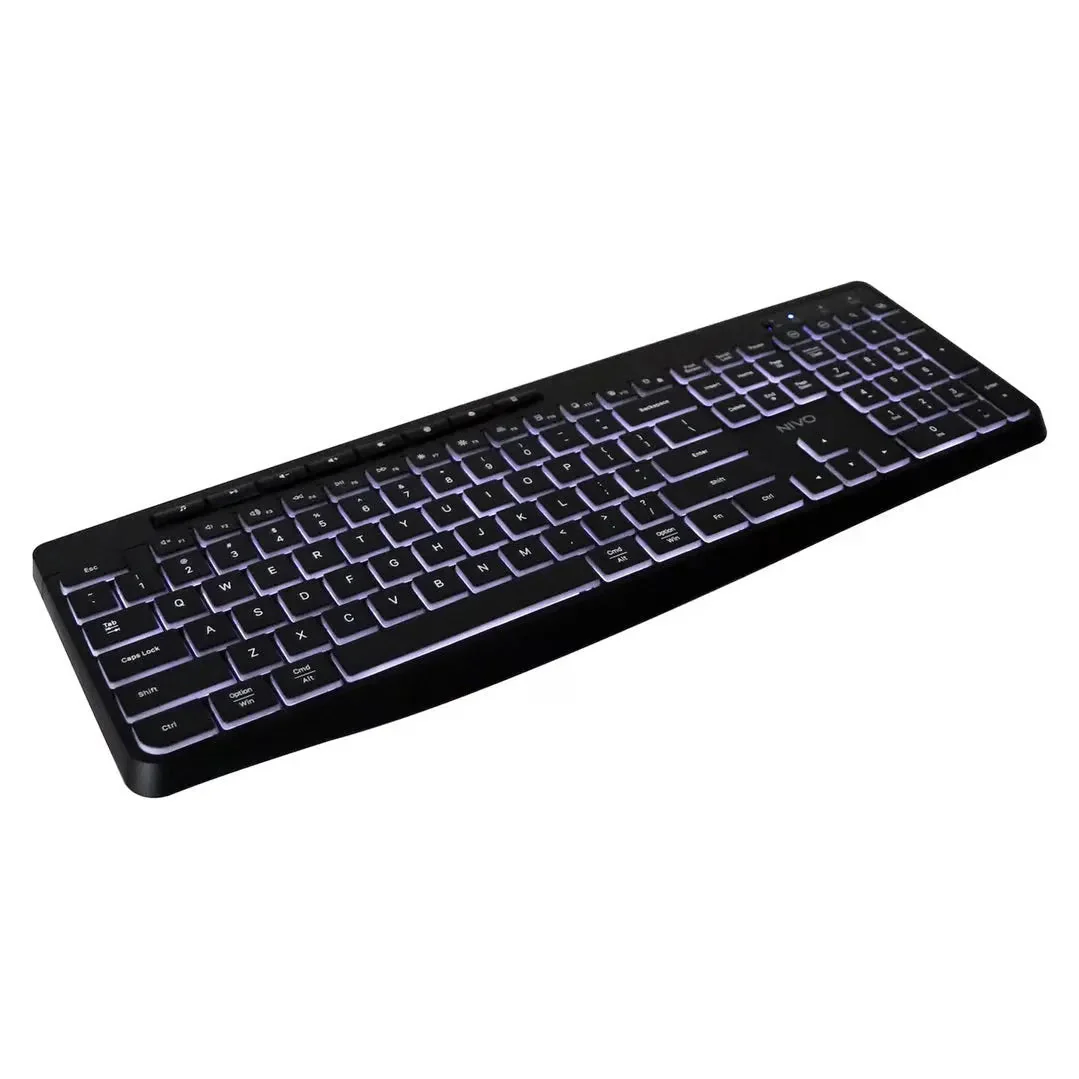 NIVO 4 In 1 Home Office Bundle Wireless Keyboard Mouse HD Webcam Headphones Combo Set - Image 10