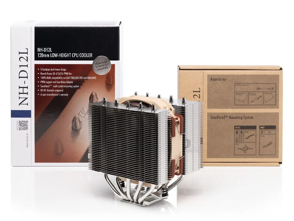 Noctua NH-D12L Low-Height CPU Cooler (120mm) - Image 5