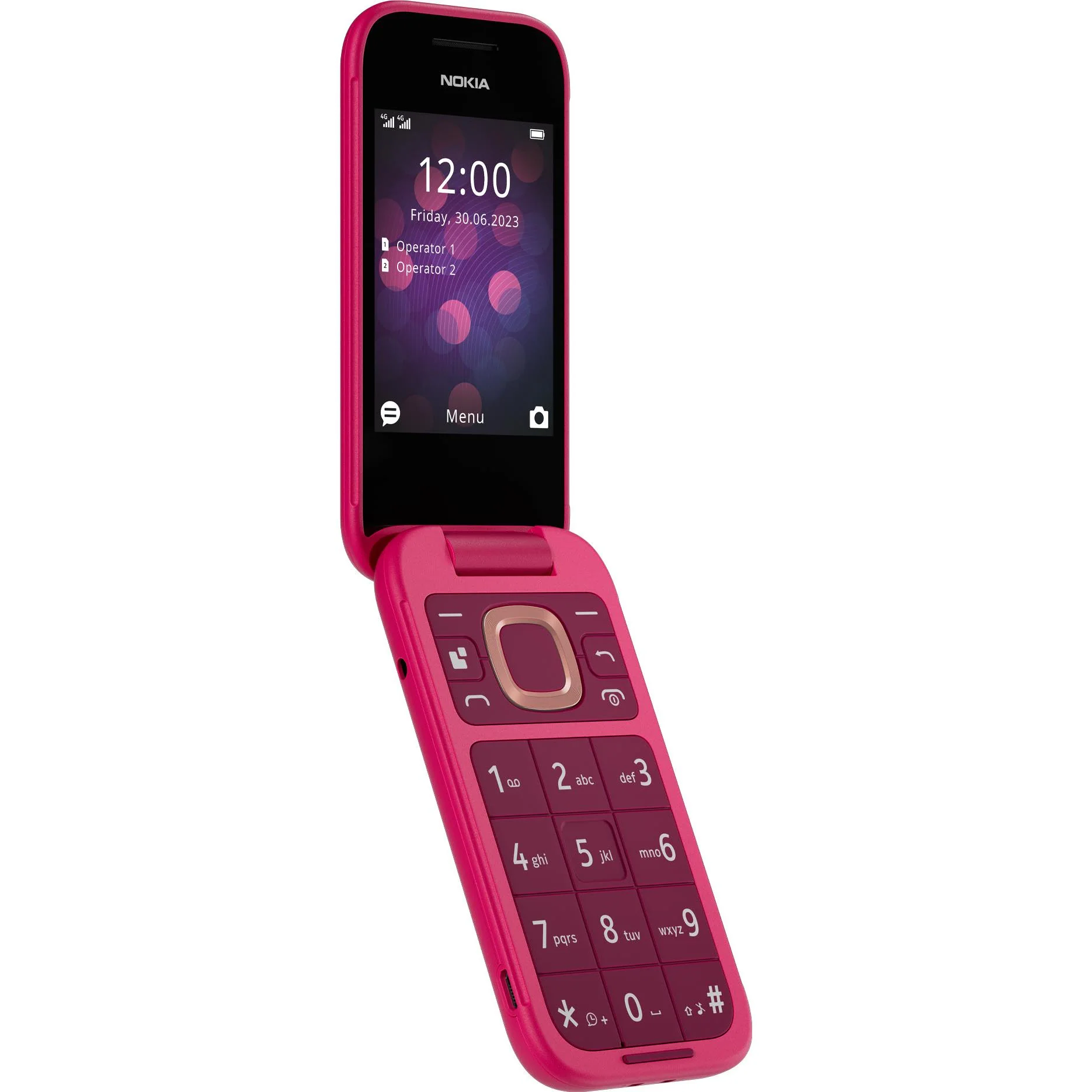 Nokia 2660 Flip 4G 128MB (Pop Pink) - Image 2