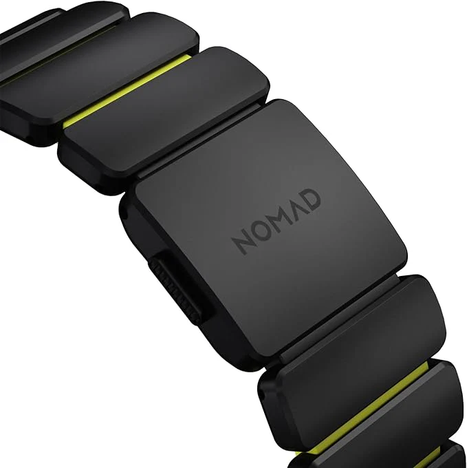 NOMAD Stratos Apple Watch Band 49mm for Apple Watch Ultra 1 & 2 (Black/Volt) - Image 3