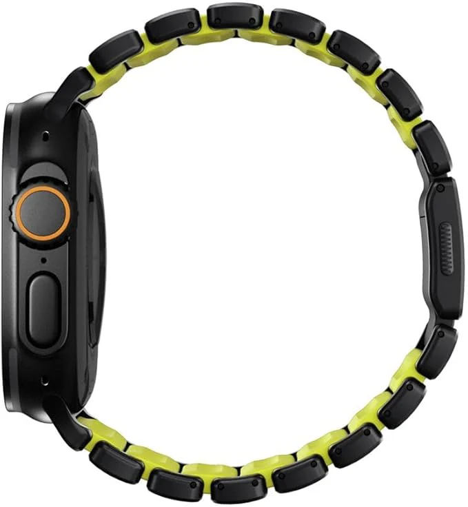 NOMAD Stratos Apple Watch Band 49mm for Apple Watch Ultra 1 & 2 (Black/Volt) - Image 4