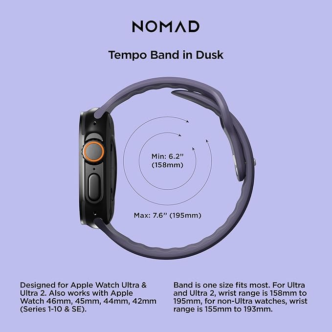 NOMAD Tempo Band Apple Watch 44-46mm/ULTRA (Dusk) - Image 2