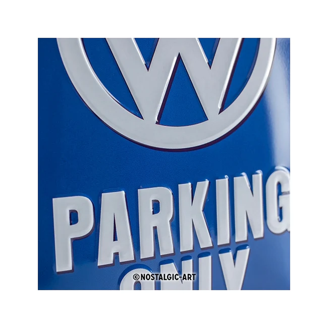 Nostalgic-Art 15x20cm Small Wall Hanging Metal Sign Plaque Vw Parking Only - Image 3