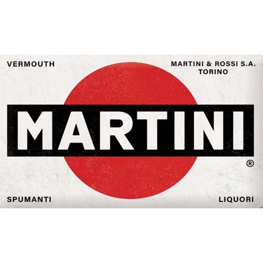 Nostalgic-Art 20x30cm Medium Sign Plaque Martini Logo White - Image 3