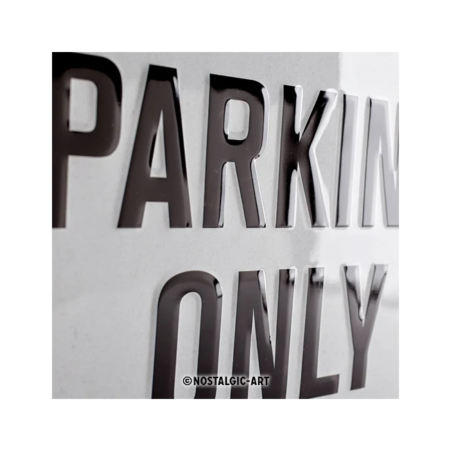 Nostalgic-Art BMW Parking Only 30x40cm Large Metal Tin Sign Plaque - Image 3