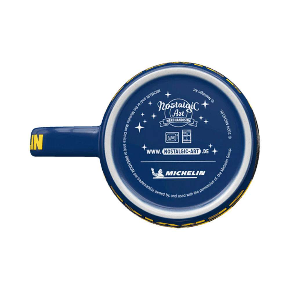 Nostalgic-Art Ceramic Mug Michelin Tyre Service Retro Look 9x9cm Blue - Image 5