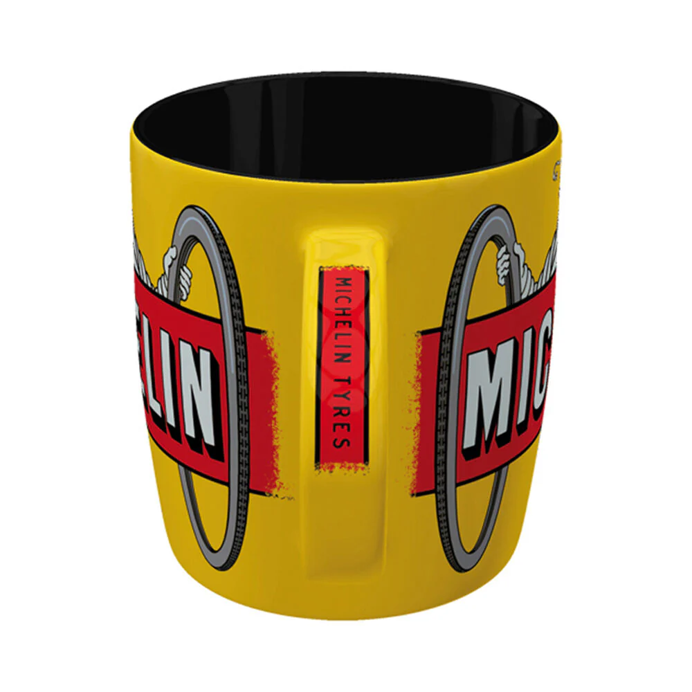 Nostalgic-Art Ceramic Mug Michelin Tyres Bibendum Retro Yellow 330ml Capacity - Image 3