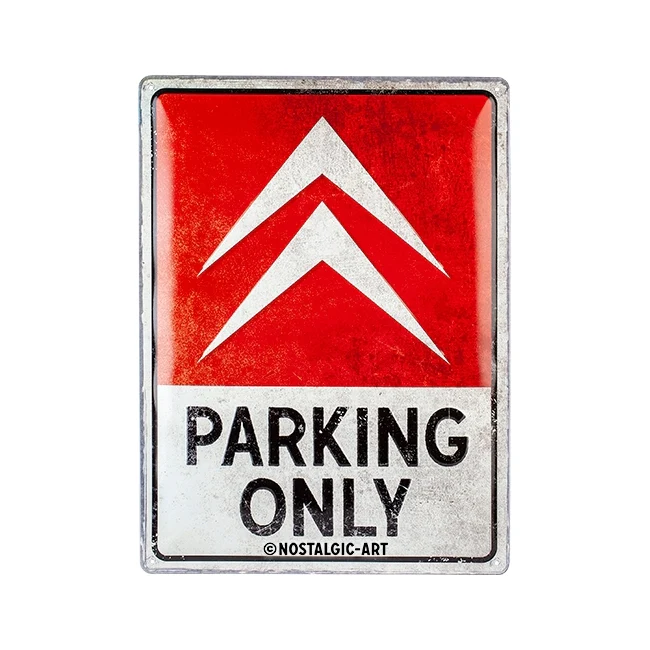 Nostalgic-Art Citroen Parking Only 30x40cm Large Metal Tin Sign Plaque - Image 2