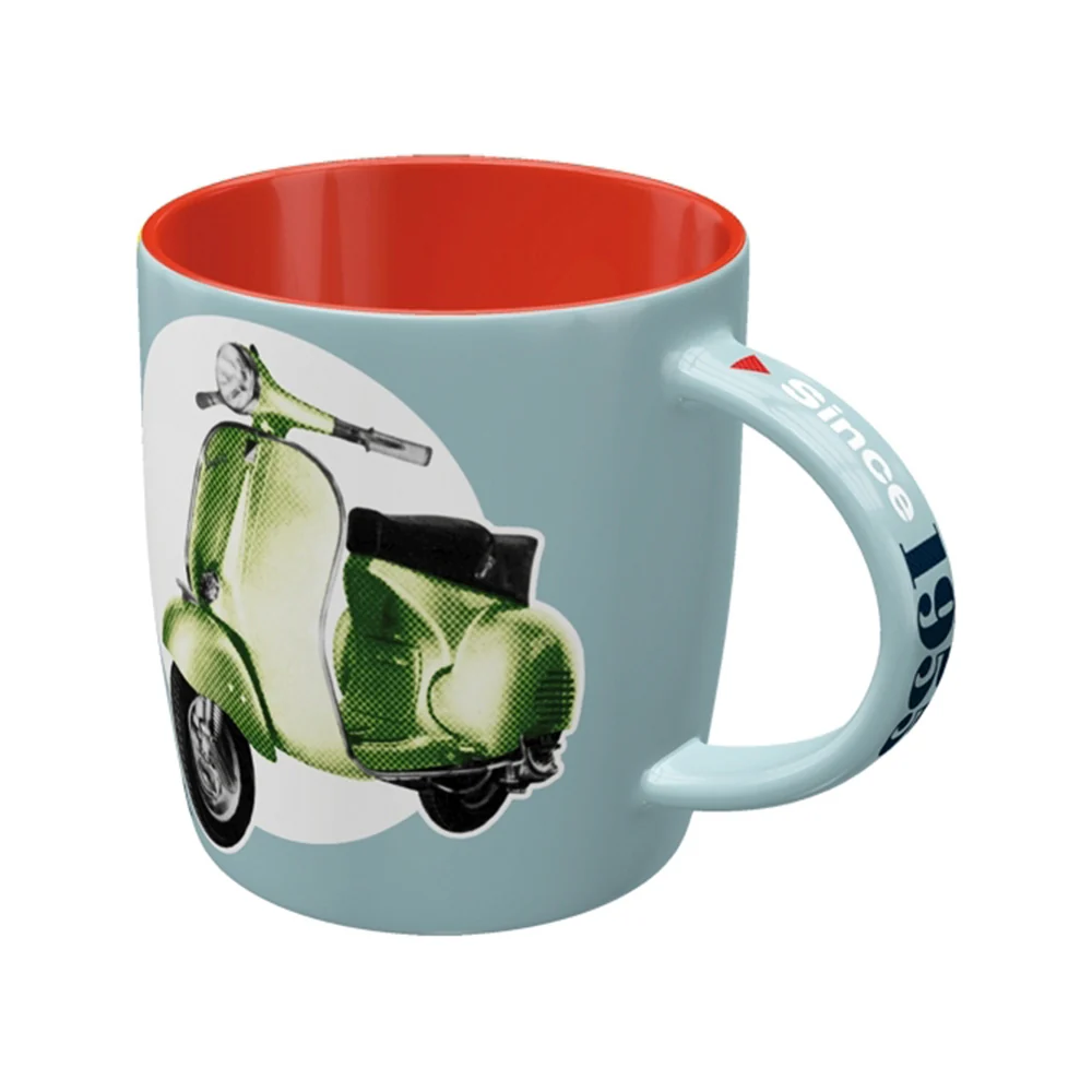 Nostalgic-Art Coffee Ceramic Mug Retro Vespa Scooter Design 330ml - Image 2