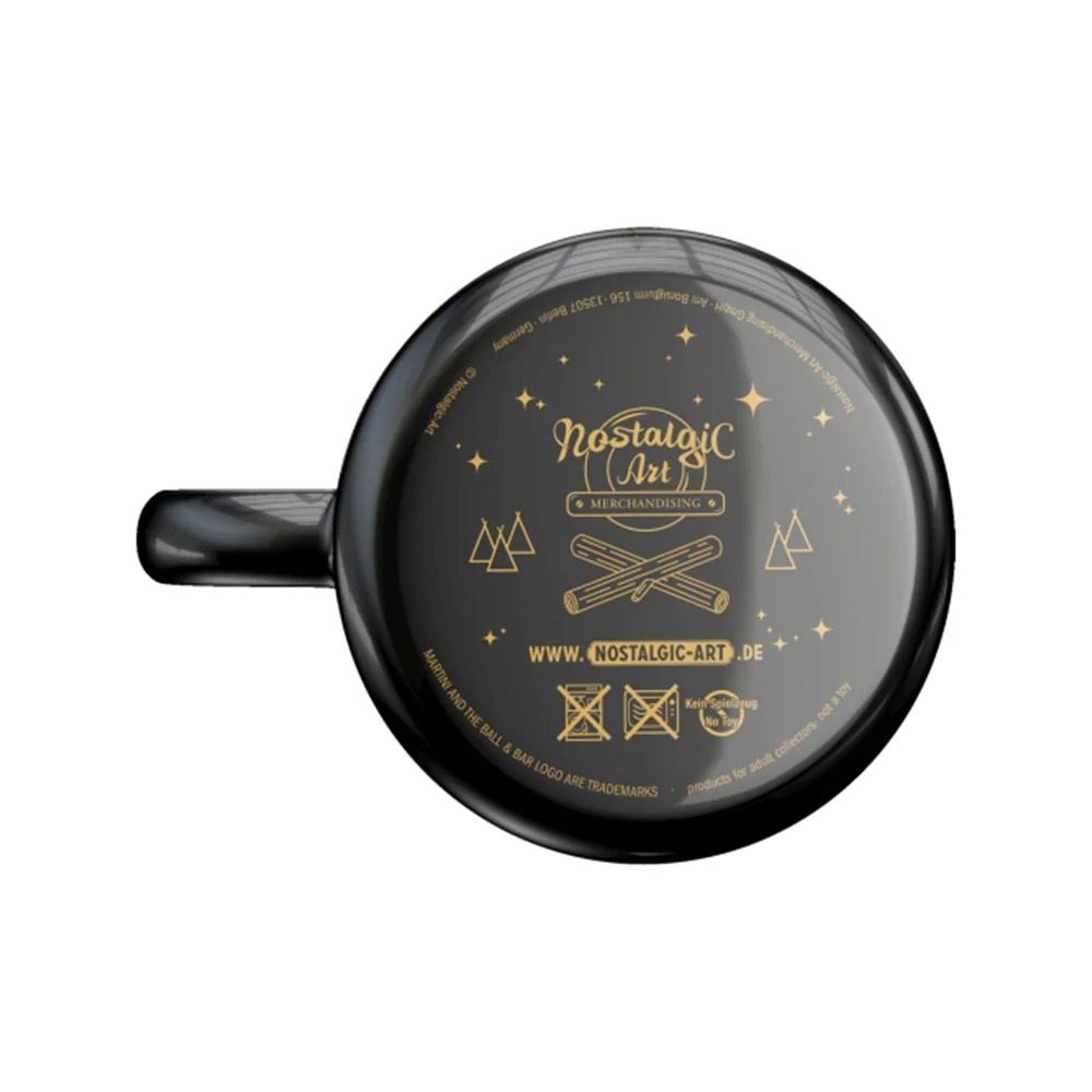Nostalgic-Art Enamel Coffee Mug Martini Served Here 8x8cm 360ml - Image 4