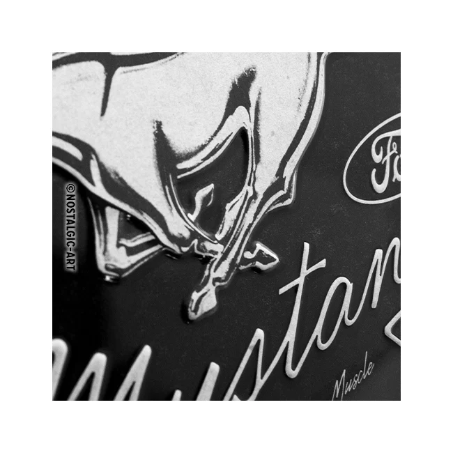 Nostalgic-Art Ford Mustang Horse Logo 20x30cm Medium Metal Tin Sign Plaque - Image 3