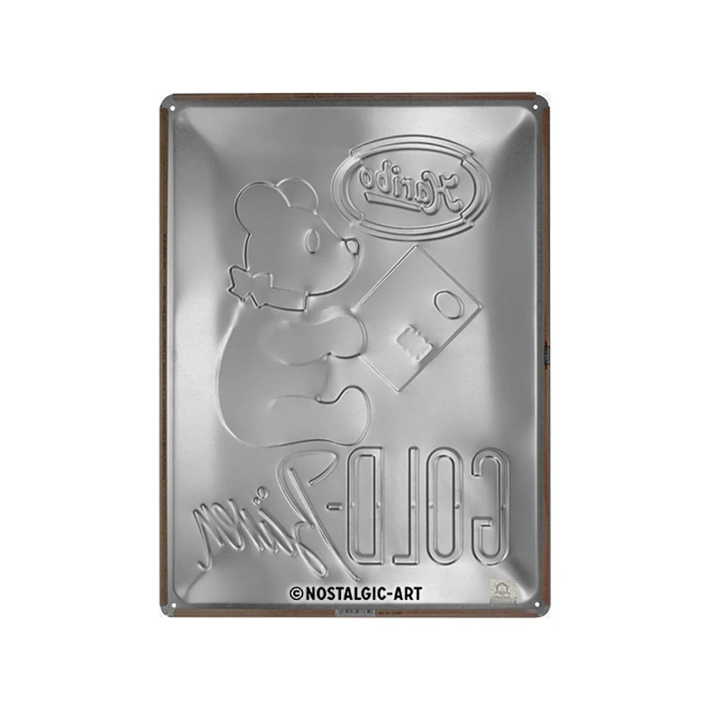 Nostalgic-Art Haribo Goldbaren Metal Decorative Sign Plaque Large 30x40x0.5cm - Image 2