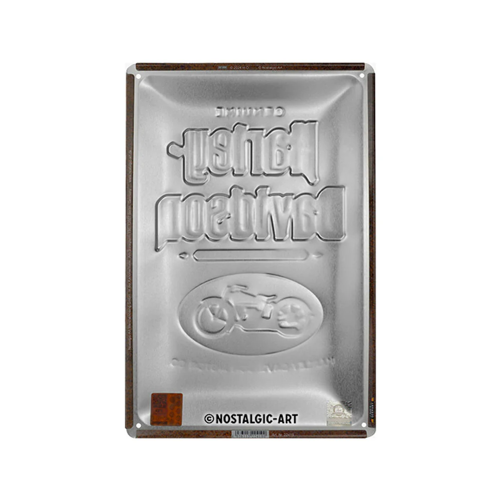 Nostalgic-Art Harley Davidson Metal Decorative Sign Plaque 20x30x0.5cm - Image 2