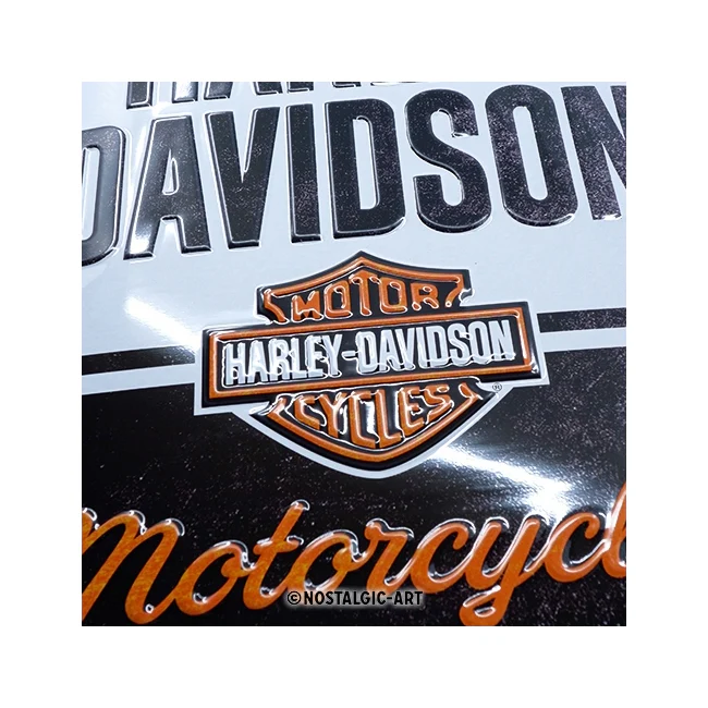 Nostalgic-Art Harley-Davidson Motorcycles 30x40cm Large Metal Tin Sign Plaque - Image 3