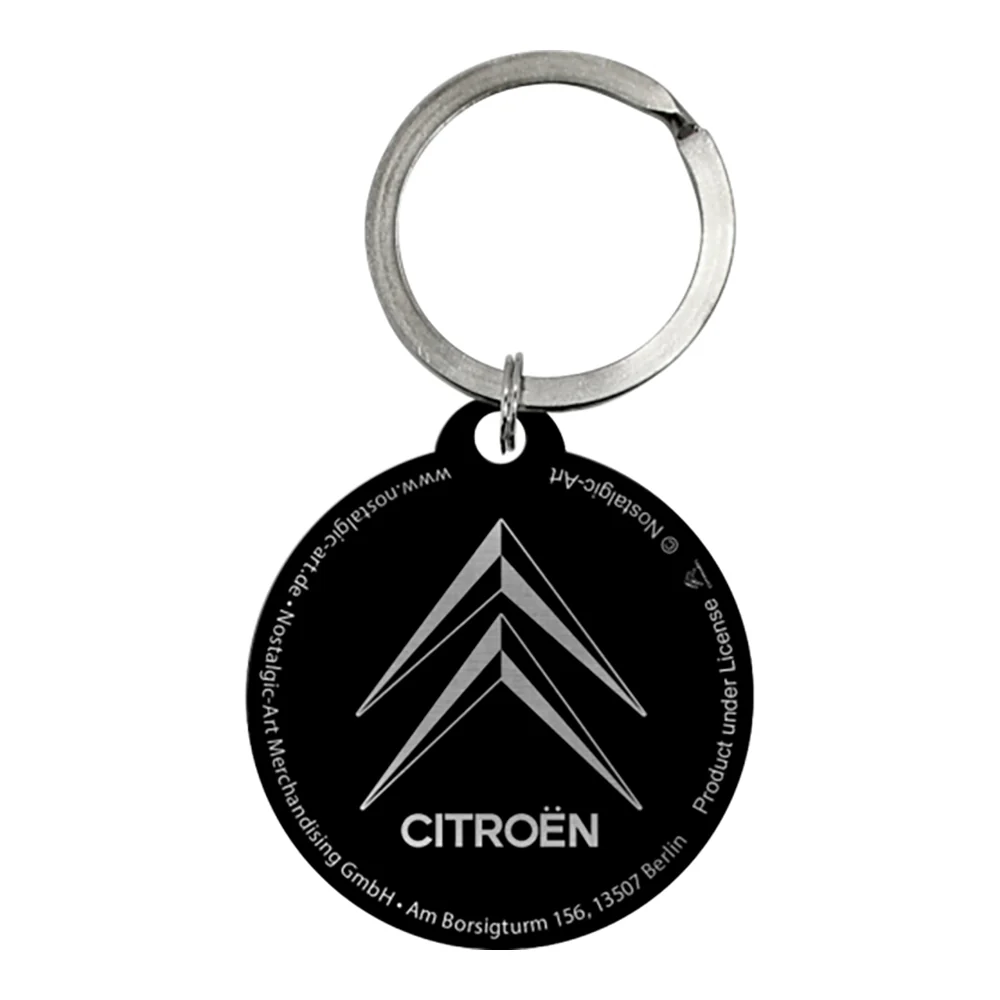 Nostalgic-Art Keyring Round Citroen Tacho 7.5x4x0.3cm - Image 3