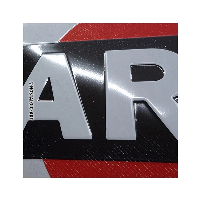 Nostalgic-Art Martini Logo 25x50cm Metal Long Sign Plaque - White - Image 2