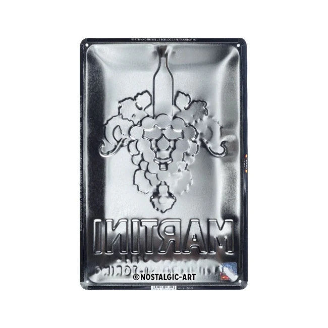 Nostalgic-Art Martini Vermouth Grapes 20x30cm Medium Metal Tin Sign Plaque - Image 4