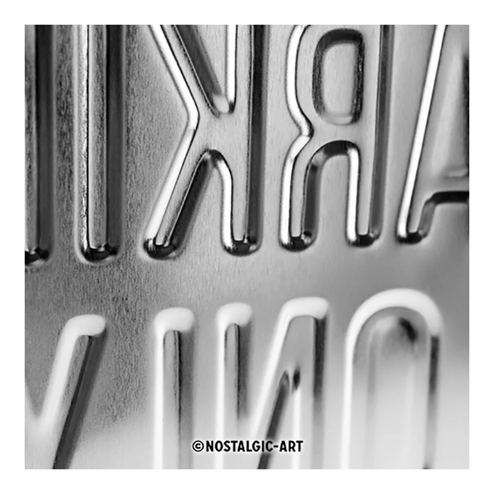 Nostalgic-Art Medium Metal Sign Plaque Mini Parking Only 20x30cm - Image 3