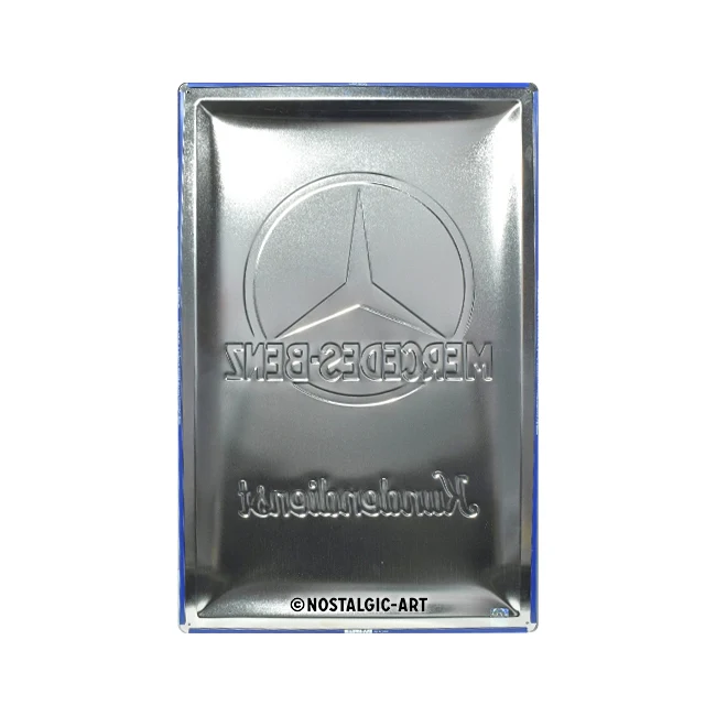 Nostalgic-Art Mercedes-Benz Customer Service 40x60cm Metal XL Sign Plaque - Image 4