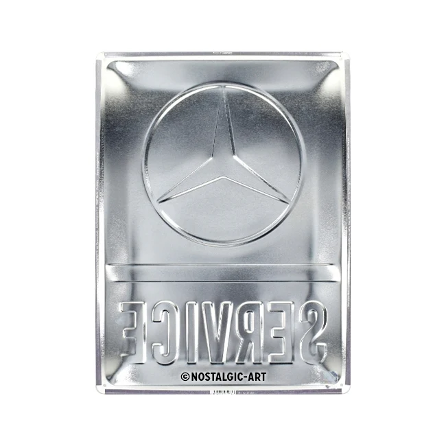 Nostalgic-Art Mercedes-Benz Service 30x40cm Large Metal Tin Sign Plaque - Image 4
