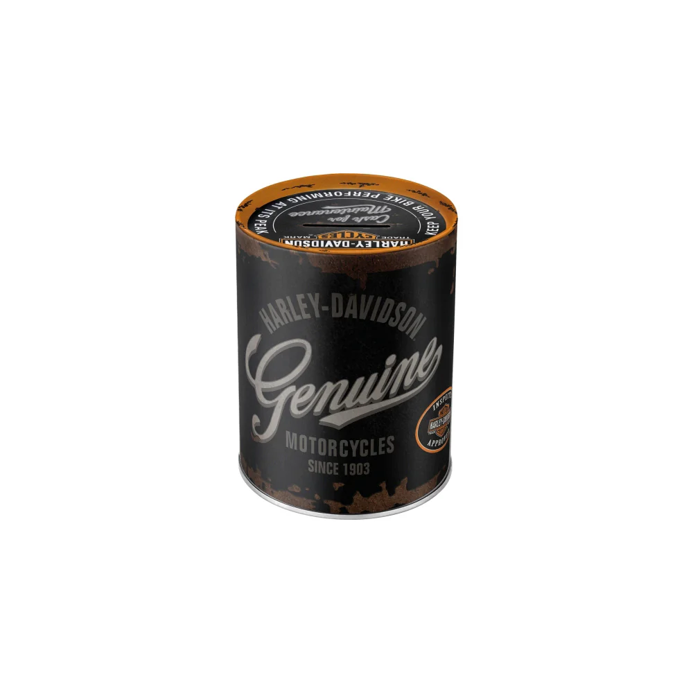 Nostalgic-Art Money Box Harley Davidson 10x10x12cm - Image 2