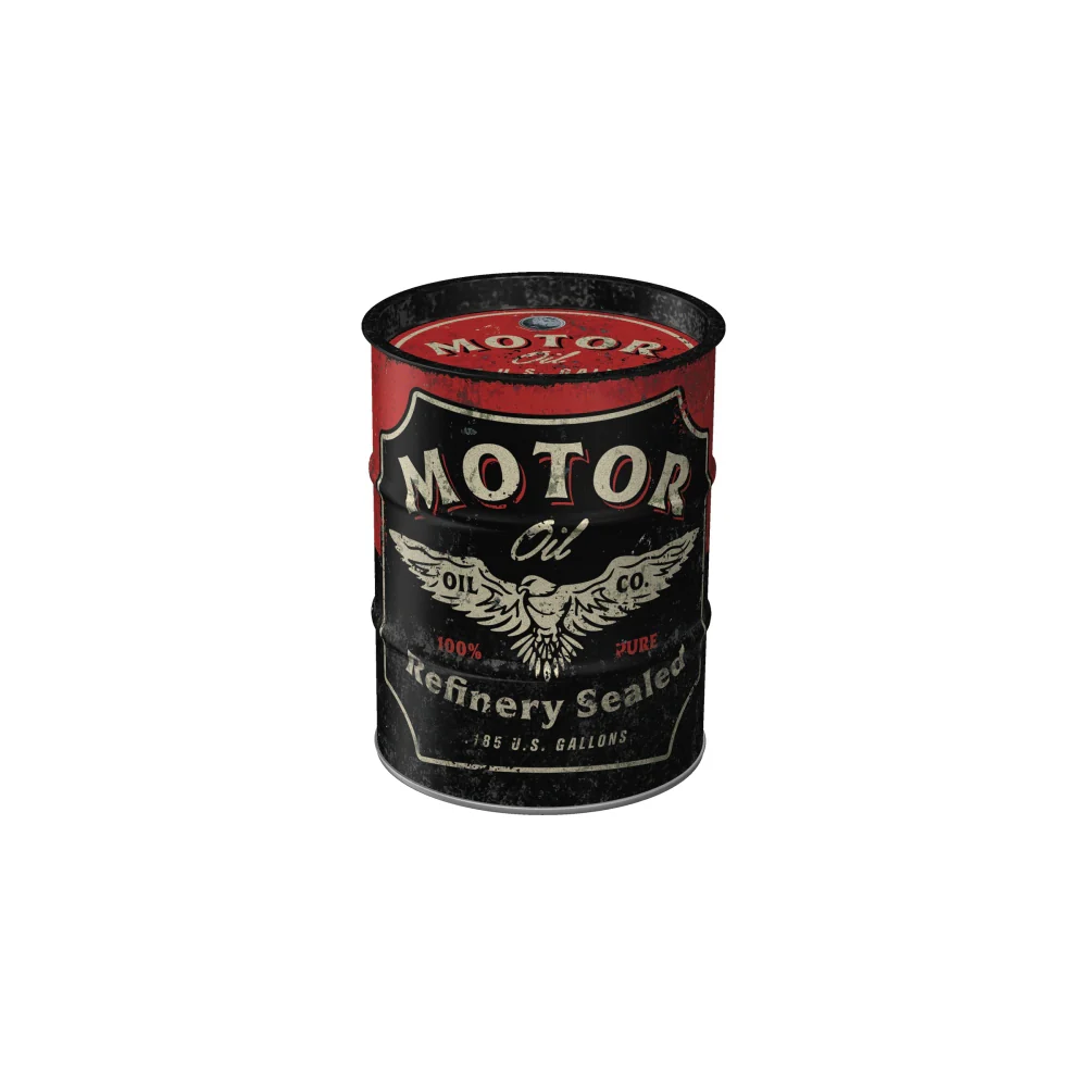 Nostalgic-Art Money Box Oil Barrel Motor 9.3x9.3x11.5cm - Image 3