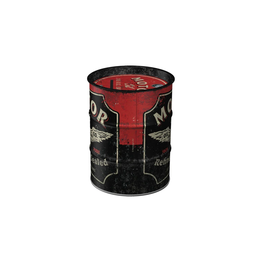 Nostalgic-Art Money Box Oil Barrel Motor 9.3x9.3x11.5cm - Image 4