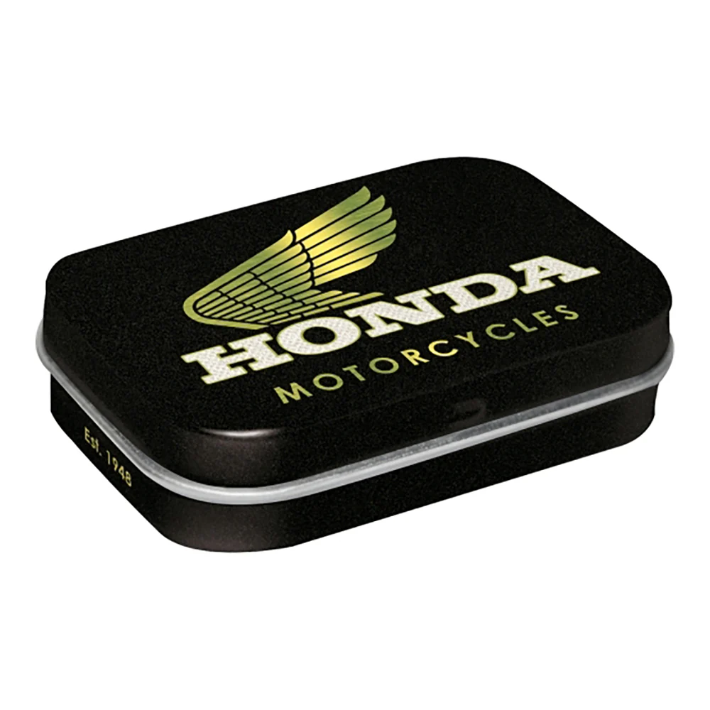 Nostalgic-Art Pocket Mint Box with Mints Honda MC Motorcycles 4x6x2cm (Gold)