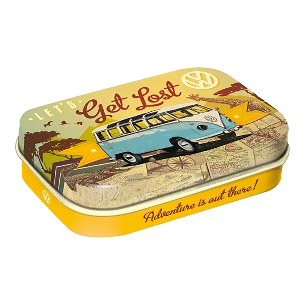 Nostalgic-Art Pocket Mint Box with Mints VW Get Lost 4x6x2cm (Yellow)