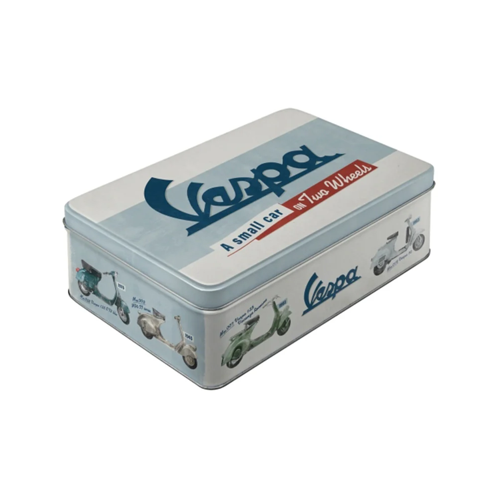 Nostalgic-Art Storage Tin Vintage Vespa Design Steel 23x16x7cm