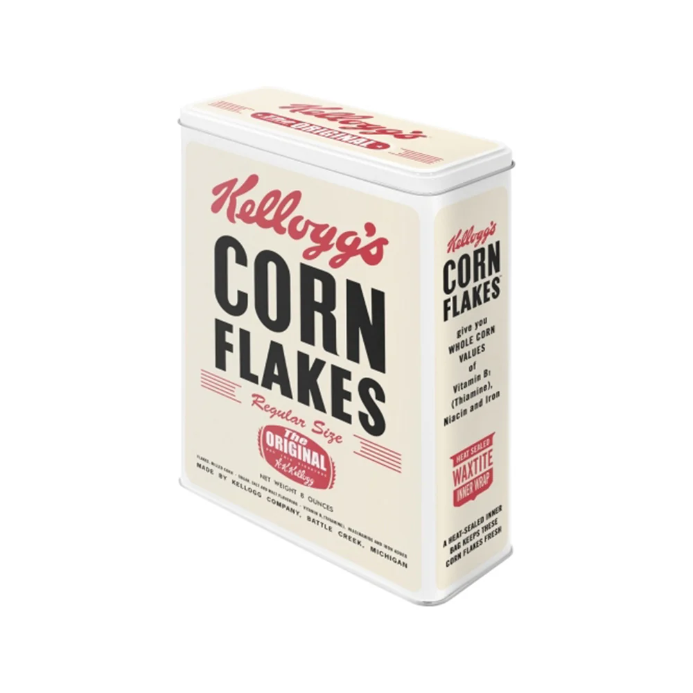 Nostalgic-Art Tin Storage Box XL Kelloggs Retro 8x19x26cm Vintage Design