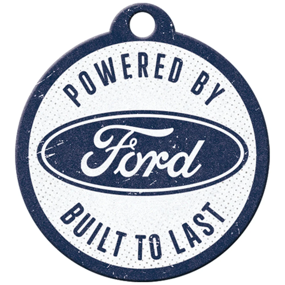 Nostalgic-Art Vintage/Retro Keyring Round Ford Built To Last 7.5x4x0.3cm - Image 4