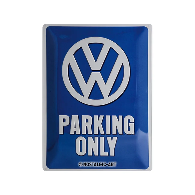 Nostalgic-Art VW Parking Only 30x40cm Large Metal Tin Sign Plaque - Image 2