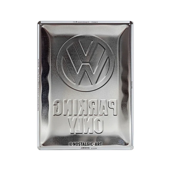 Nostalgic-Art VW Parking Only 30x40cm Large Metal Tin Sign Plaque - Image 4