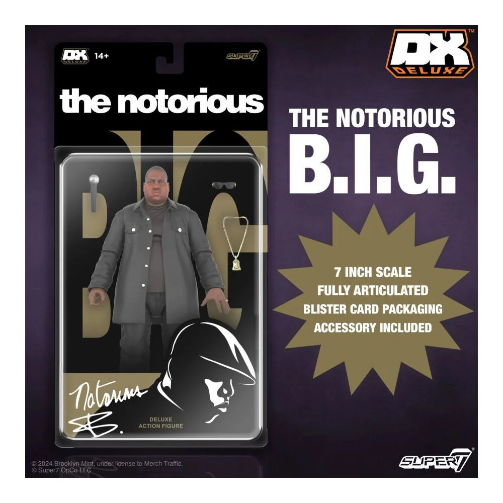 Notorious BIG Biggie Deluxe Action Figure Display Statue 7" 14y+ - Image 4