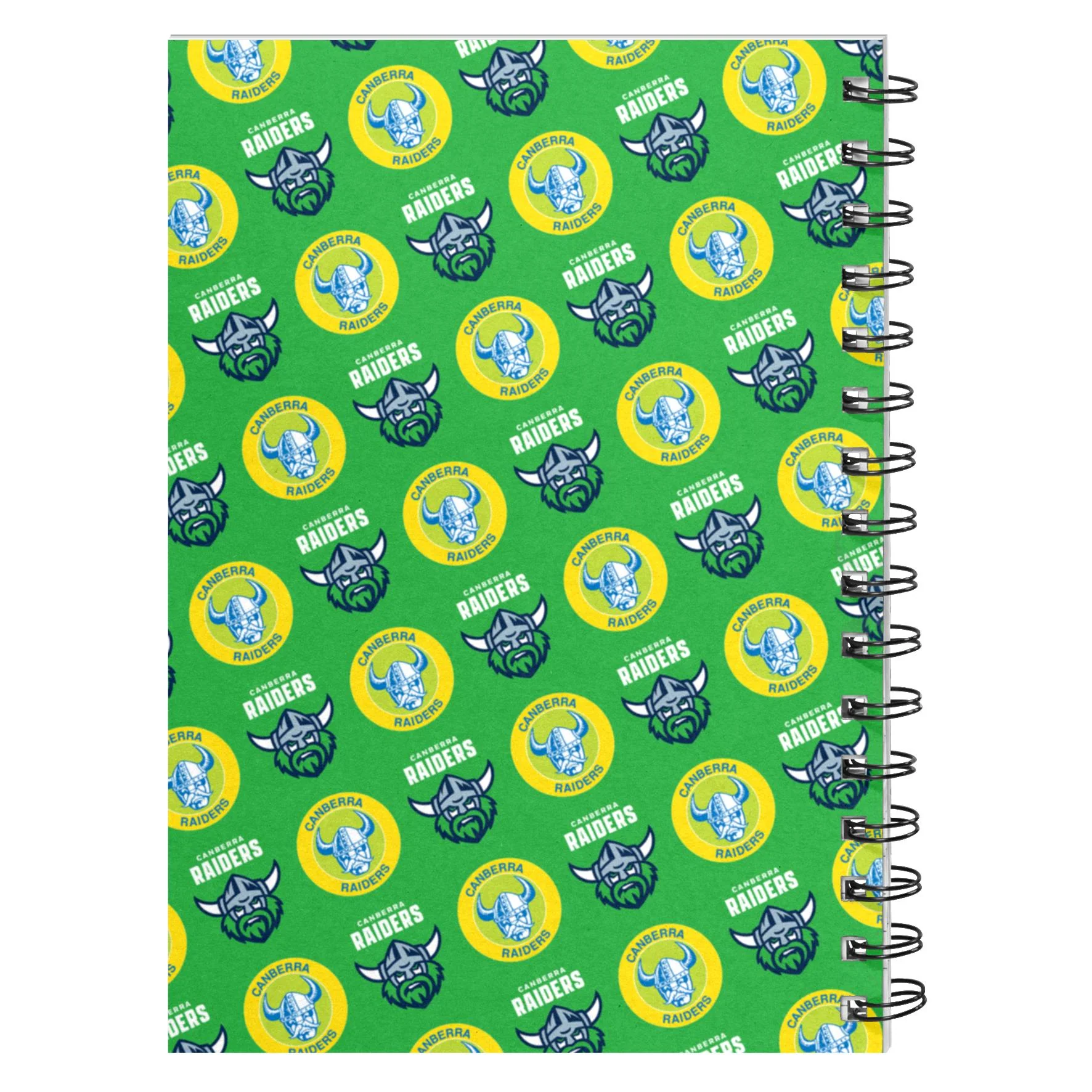 NRL - Canberra Raiders Hardcover A5 Spiral Notebook - Image 2