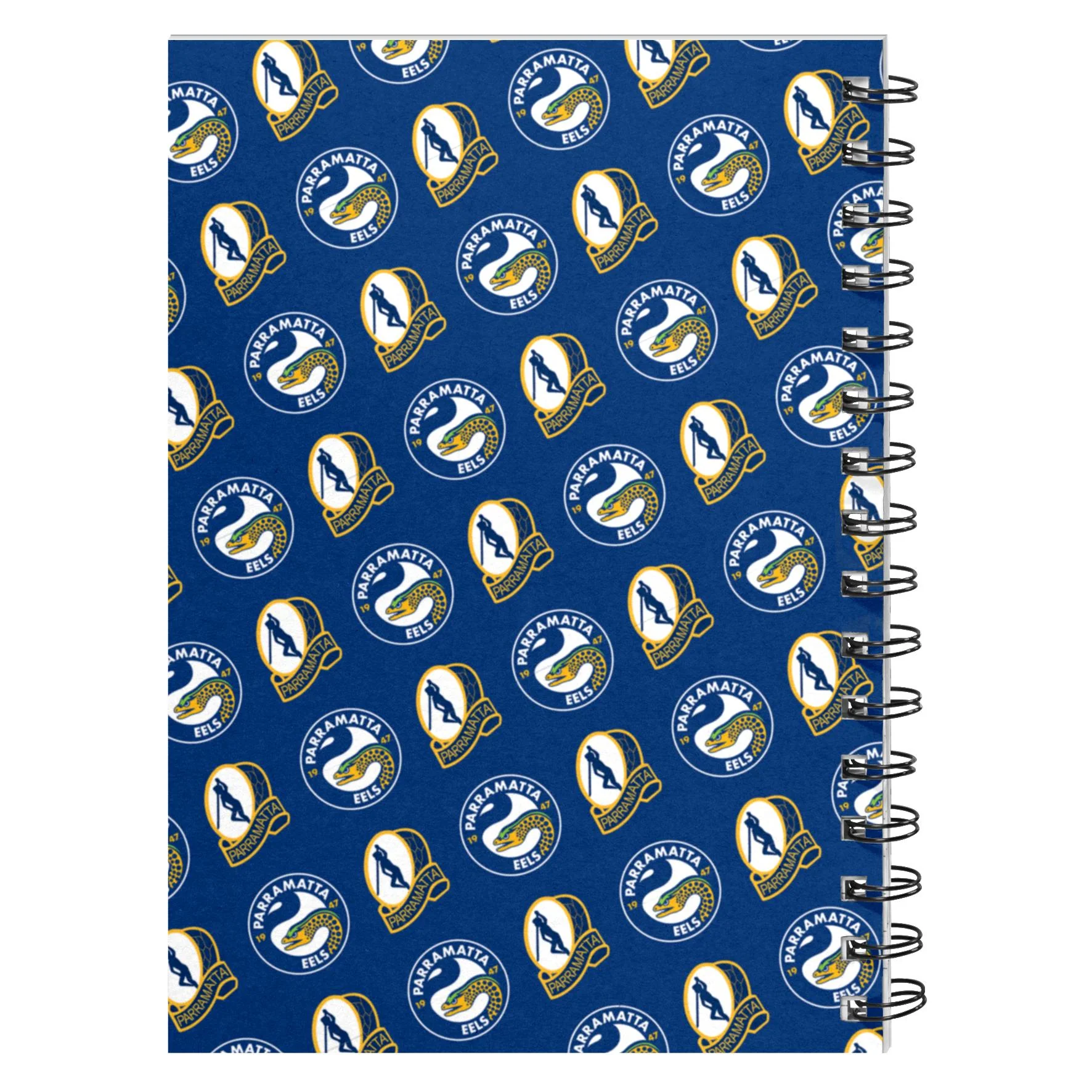 NRL - Paramatta Eels Hardcover A5 Spiral Notebook - Image 2