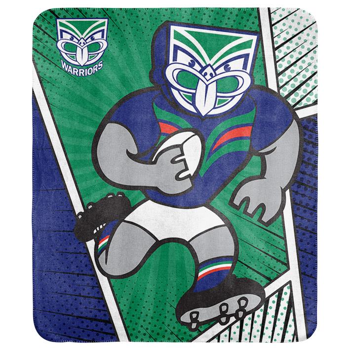 NRL - Warriors - Coral Fleece Rug