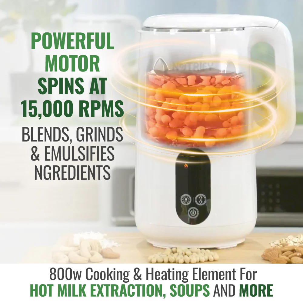 Nutrify All-Natural Plant-Based Milk and Food Maker - Image 4