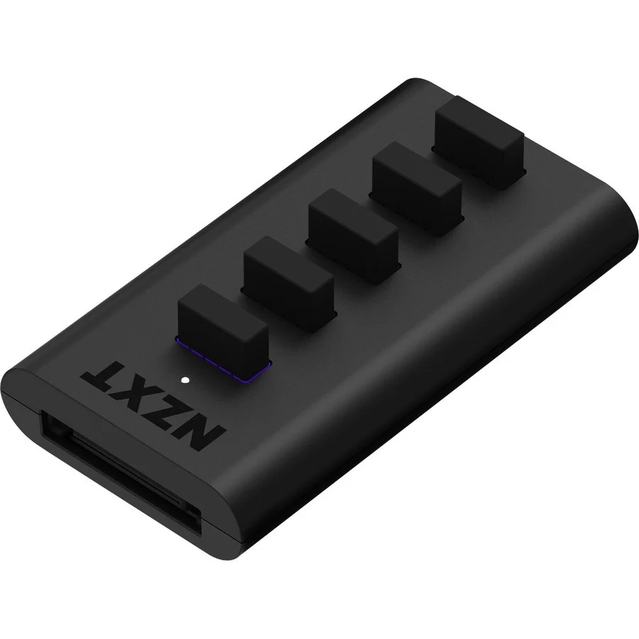 NZXT AC-IUSBH-M3 USB Hub - USB 2.0 - Matte Black - 4 Total USB Port(s) - 4 USB 2 - Image 2