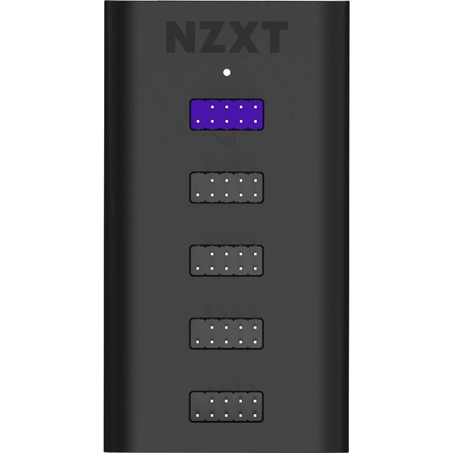NZXT AC-IUSBH-M3 USB Hub - USB 2.0 - Matte Black - 4 Total USB Port(s) - 4 USB 2 - Image 5
